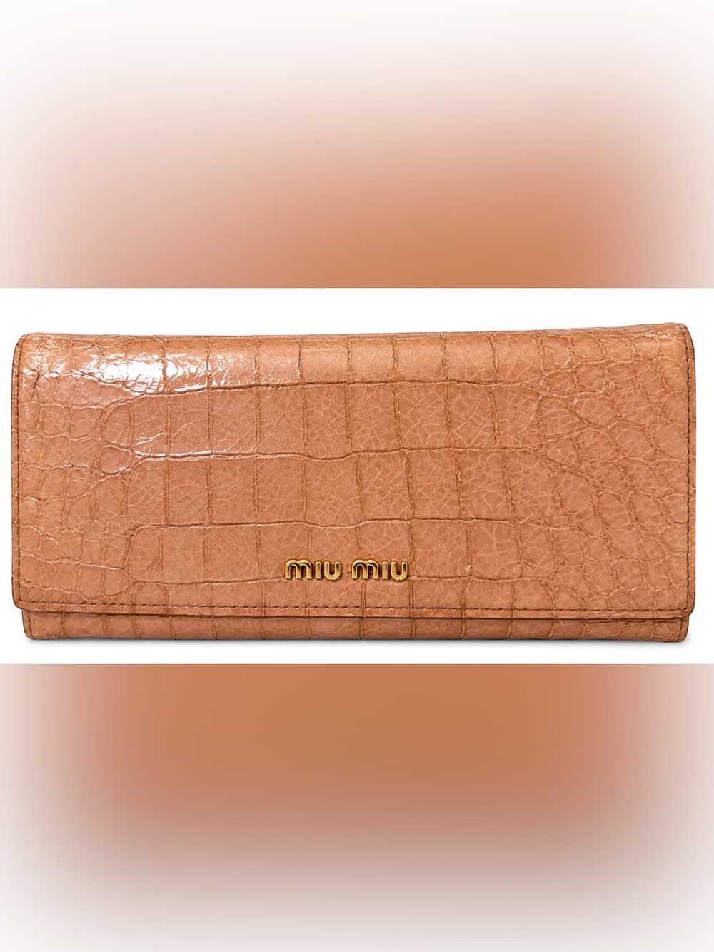 Miu Miu Saint Cocco Continental Flap Wallet